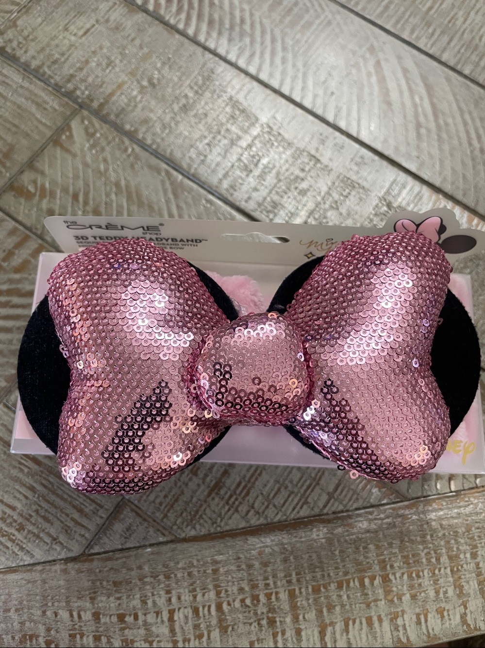 The Crème Shop x Disney Minnie Mouse 3D Teddy Headyband